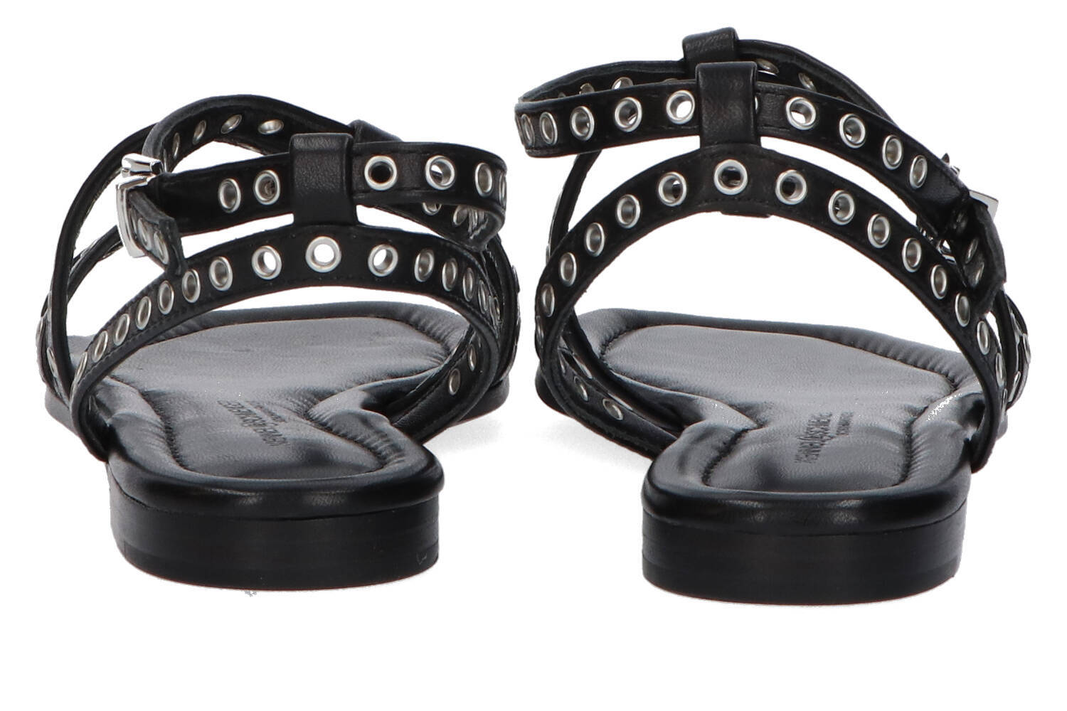 Zwarte sandalen met studs Kennel+Schmenger