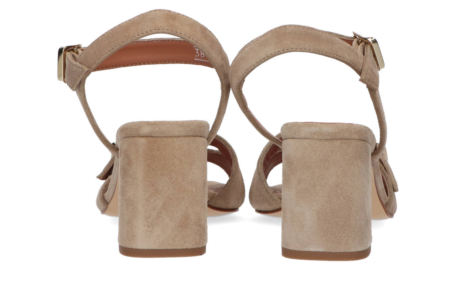 Sandales beiges à talon bloc Triver Flight