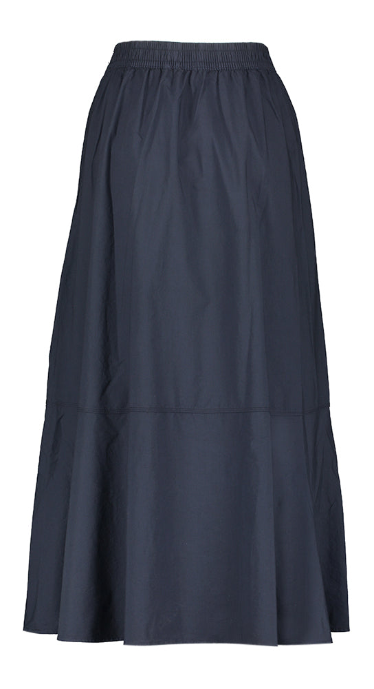 Donkerblauwe lange rok Rue De Tokyo