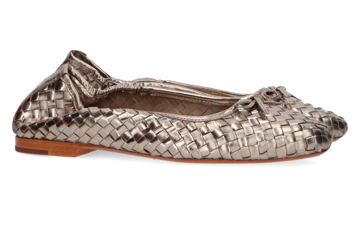 Ballerines tissées couleur bronze Nola Allan K