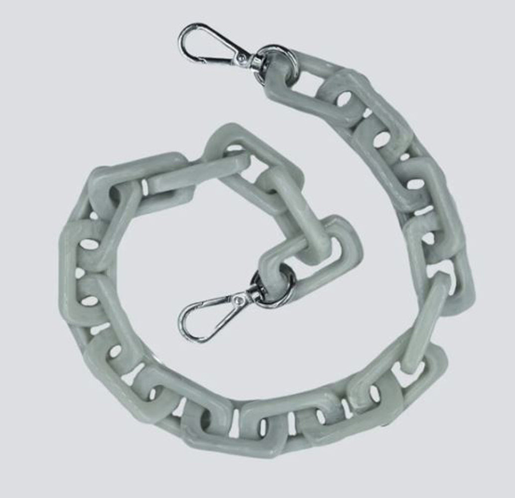 Sac à main gris clair avec chaîne Mini Arch Kaai