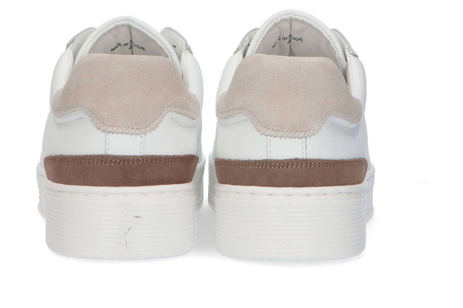 White/ silver mink lage sneakers Cycleur de Luxe