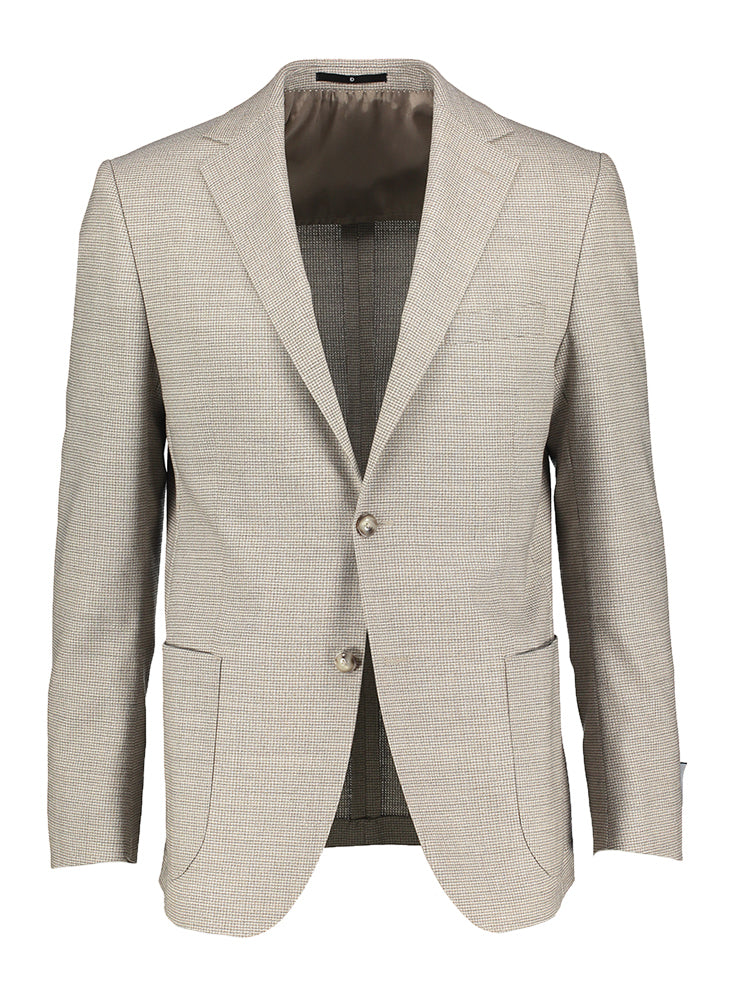 Blazer beige à motif Dressler