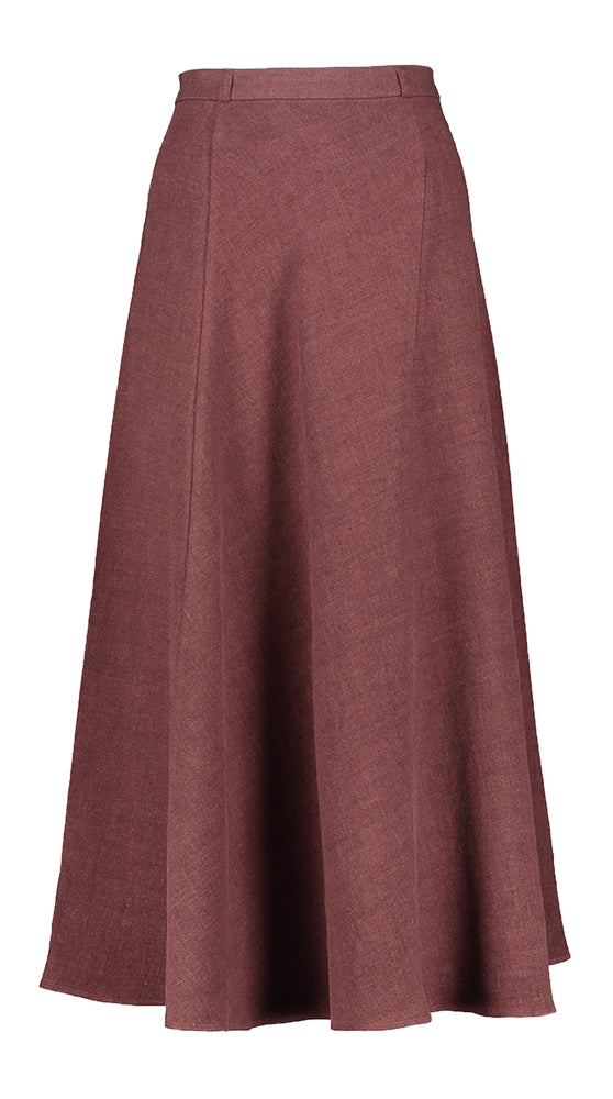 Jupe longue bordeaux Gala Mardi