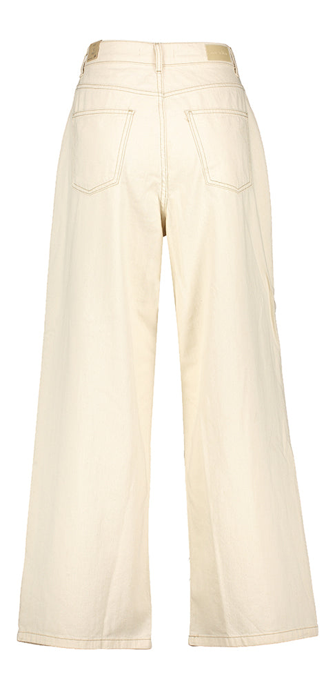 Jean ample beige Golden Noir N'Bleu