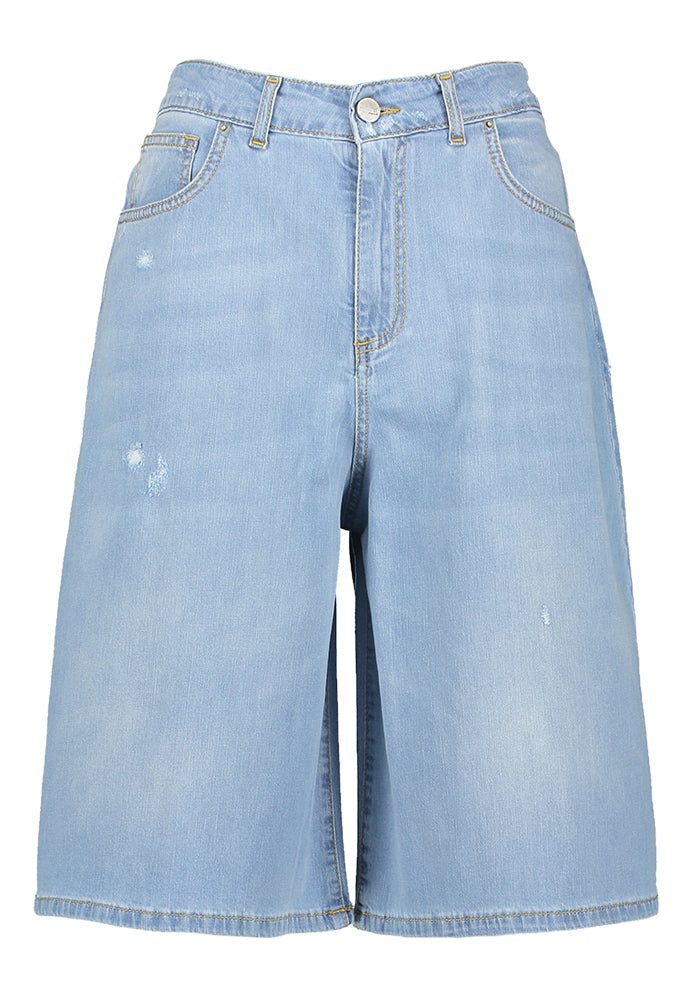 Short en jean Elettra Noir'n'bleu