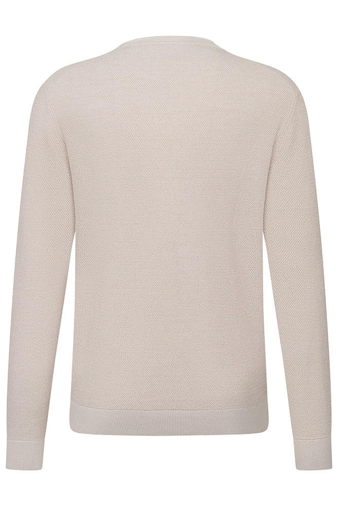 Beige trui met structuur Bugatti