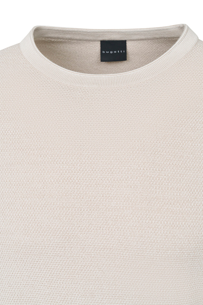 Beige trui met structuur Bugatti