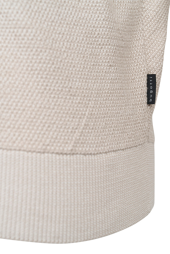Beige trui met structuur Bugatti