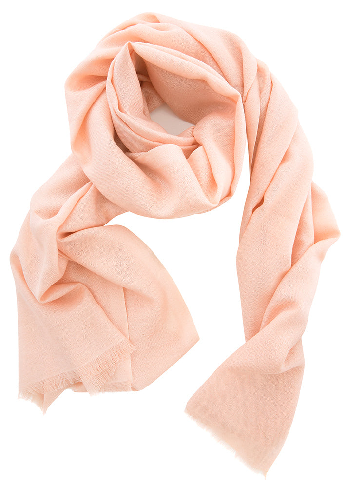 Écharpe rose poudré Bo'vie