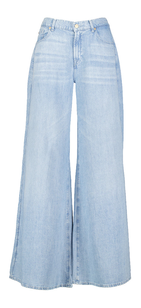 Jeans bleu Willow, pantalon large pour tous les hommes