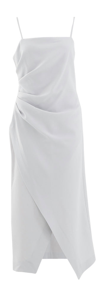 Robe de soirée grise fendue Arthur Marella