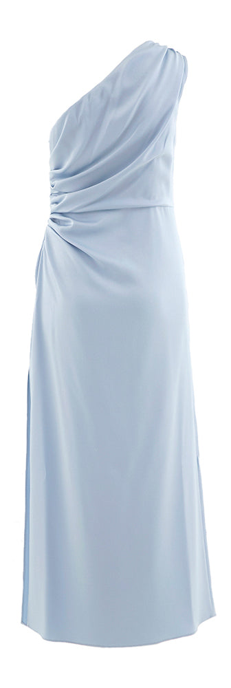Blauwe lange coctailjurk Duse Marella