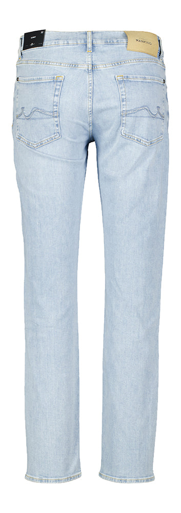 Licht blauwe slim fit jeans For All Mankind