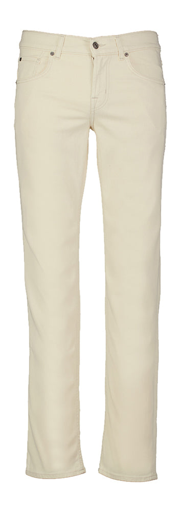 Ecru slim fit jeans Slimmy For All Mankind