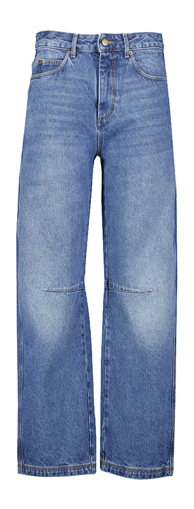 Jean bleu ample taille haute Soeur