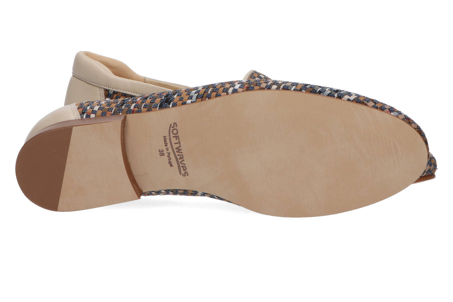 Mocassins marin/amande Softwaves