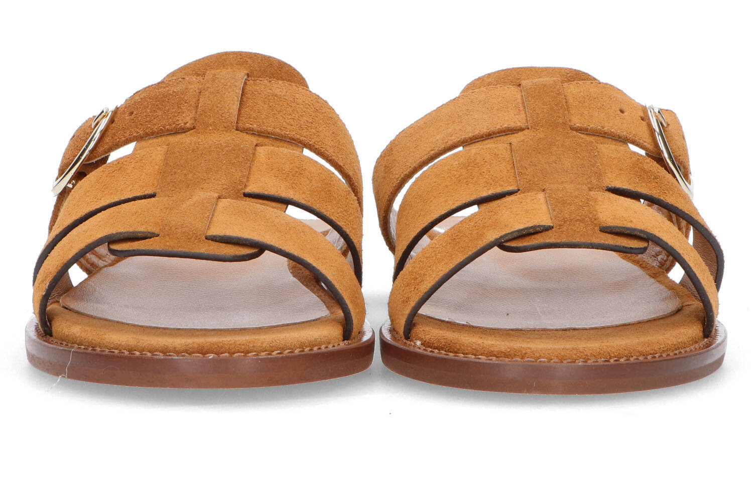 Pantoufles marron whisky Les Venues