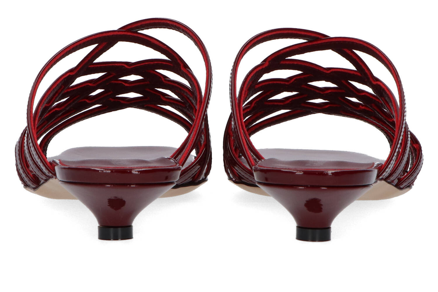 Vernice burgundy instapper met hak Hardy Rotta