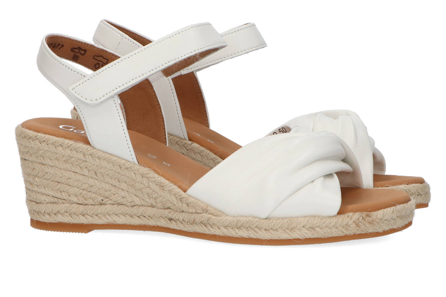 Sandales compensées blanches Gabor