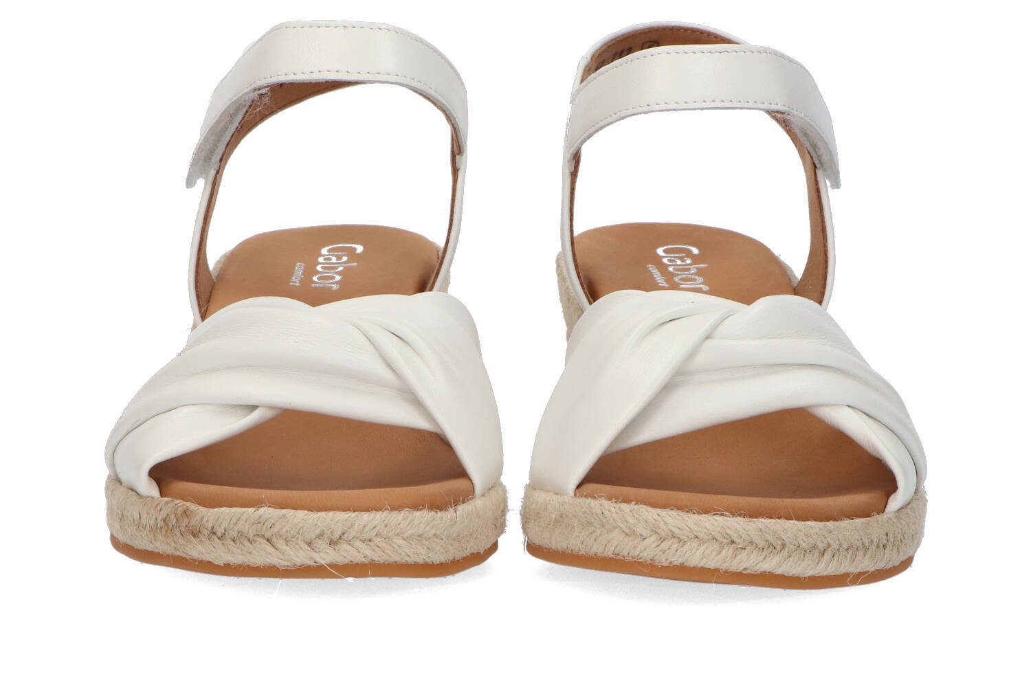 Sandales compensées blanches Gabor