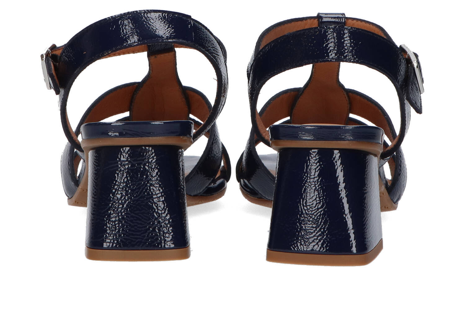 Sandales bleues à talon bloc Lodi