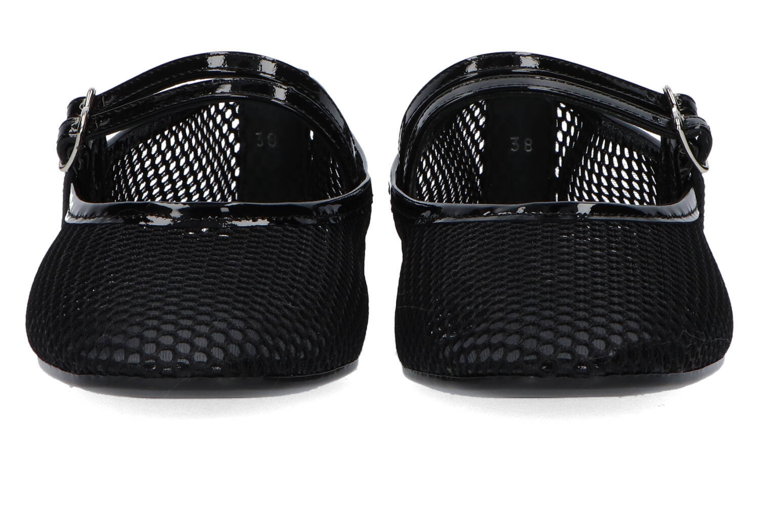 Ballerine en maille noire Sybille Rotta