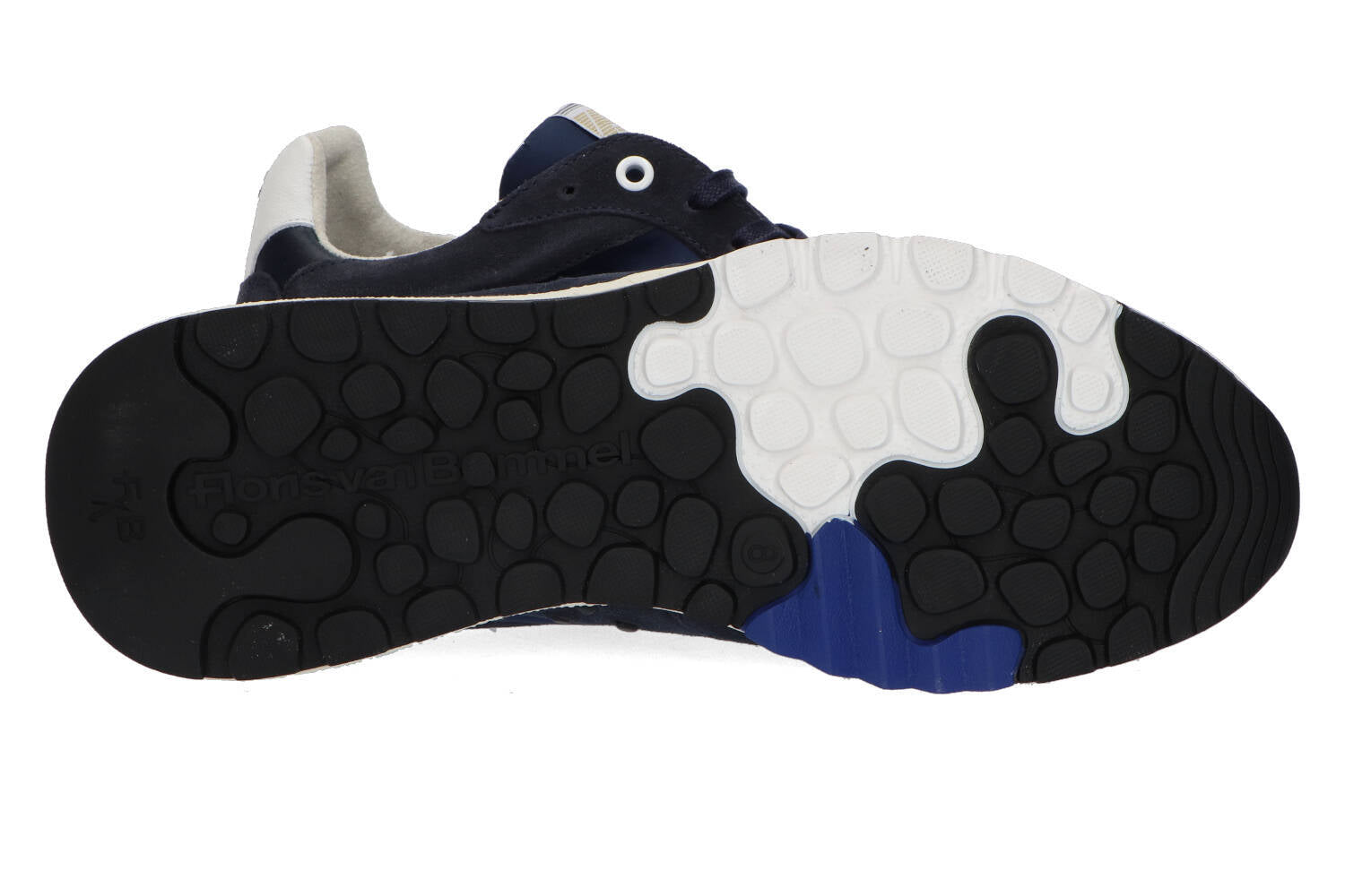 Baskets basses bleu foncé Floris Van Bommel