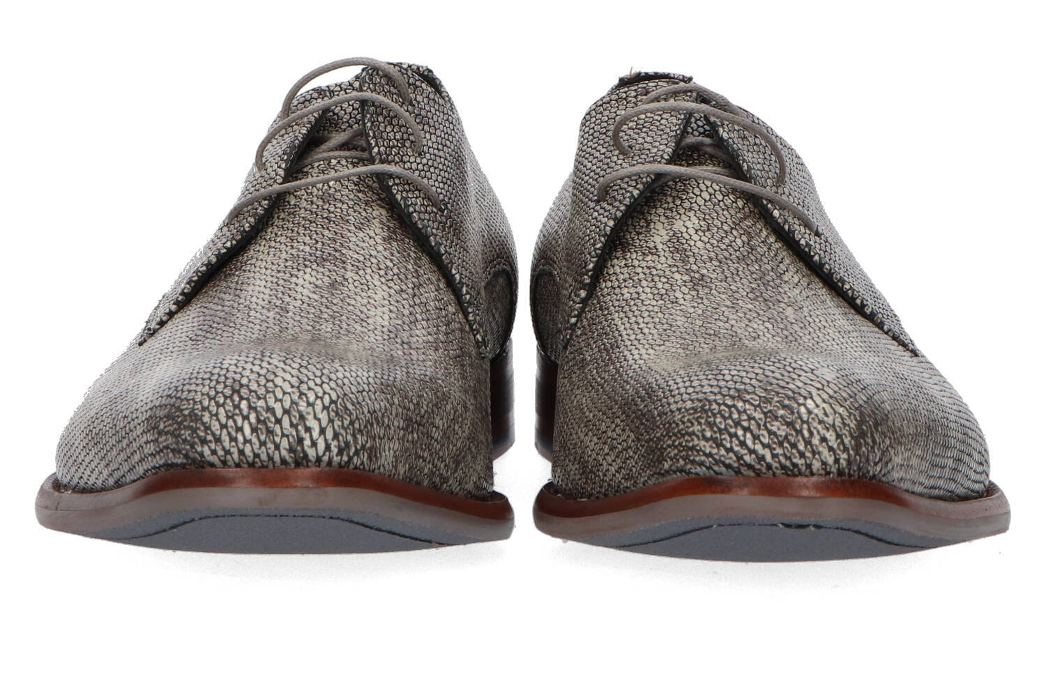 Chaussures à lacets classiques de couleur taupe Floris Van Bommel