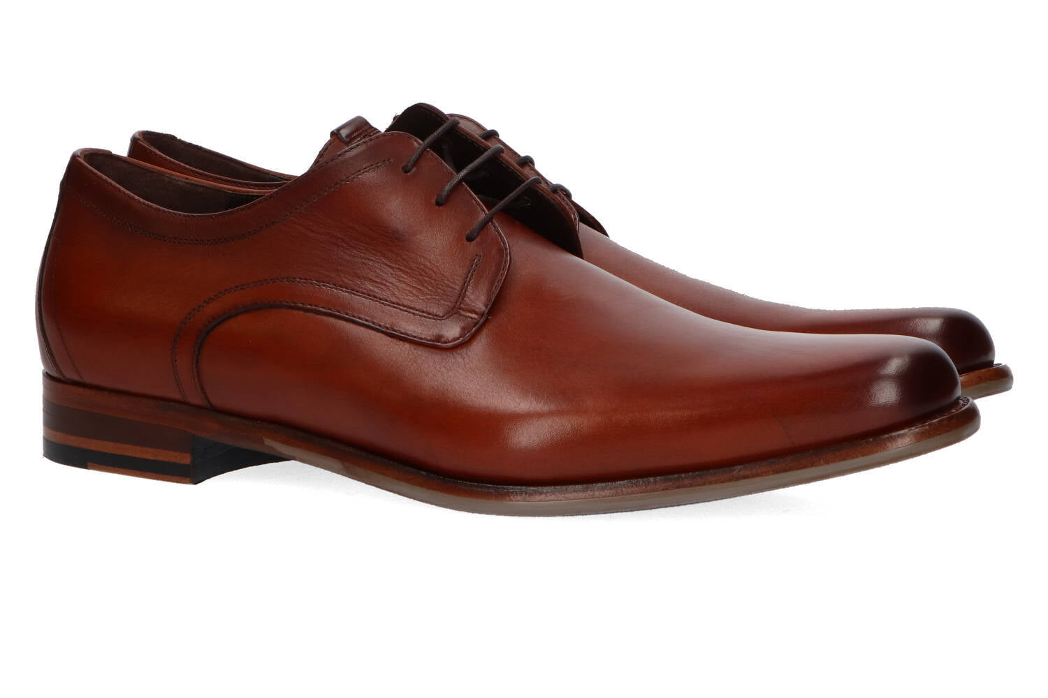Chaussures à lacets classiques cognac foncé Floris Van Bommel