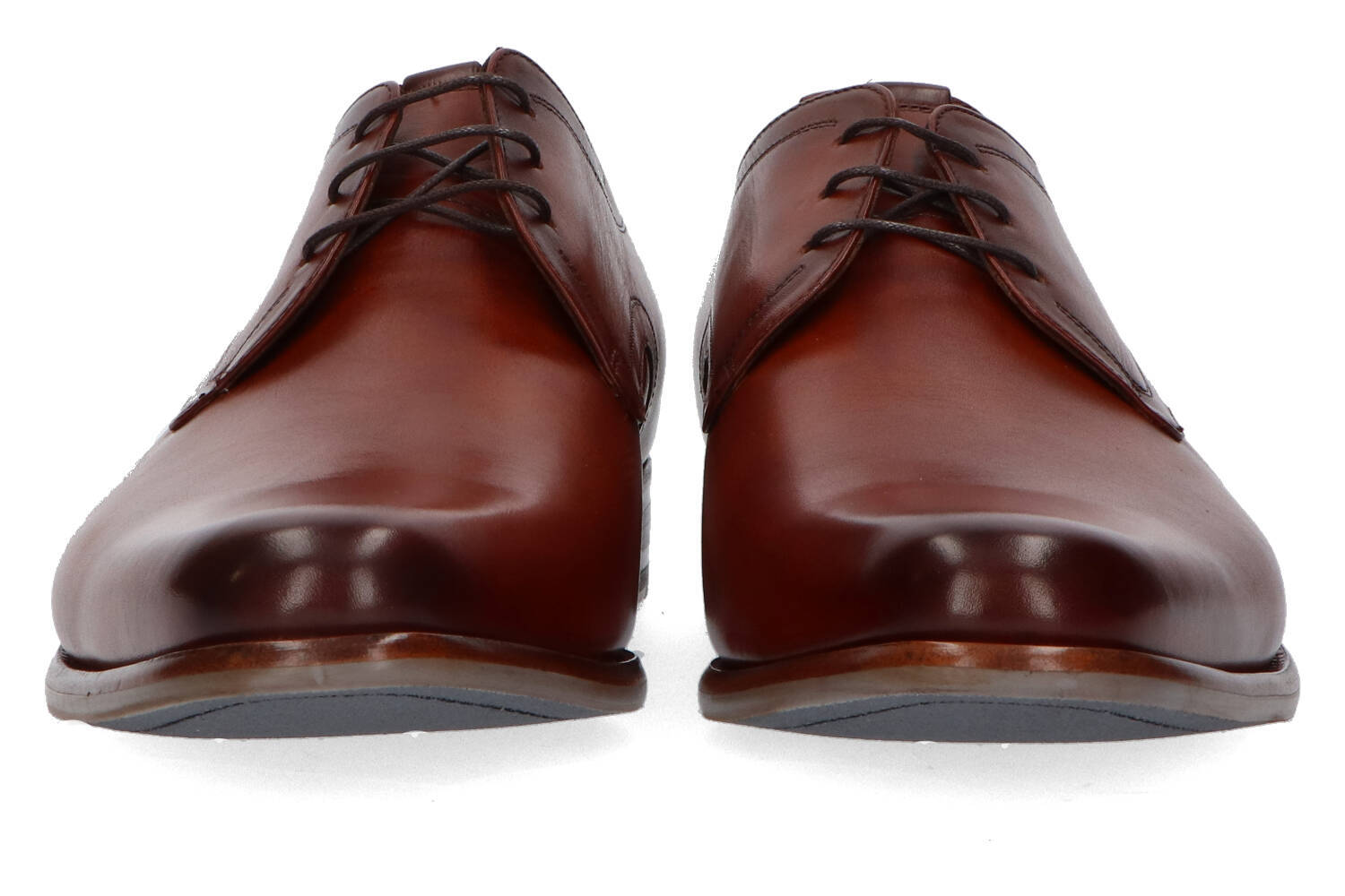 Chaussures à lacets classiques cognac foncé Floris Van Bommel