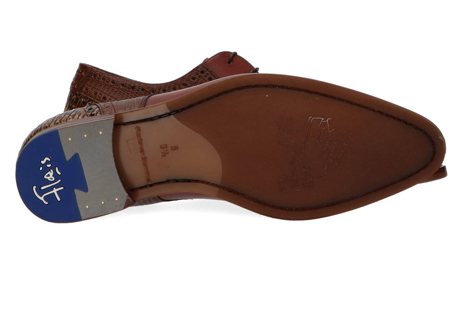 Chaussures à lacets classiques couleur cognac Floris Van Bommel