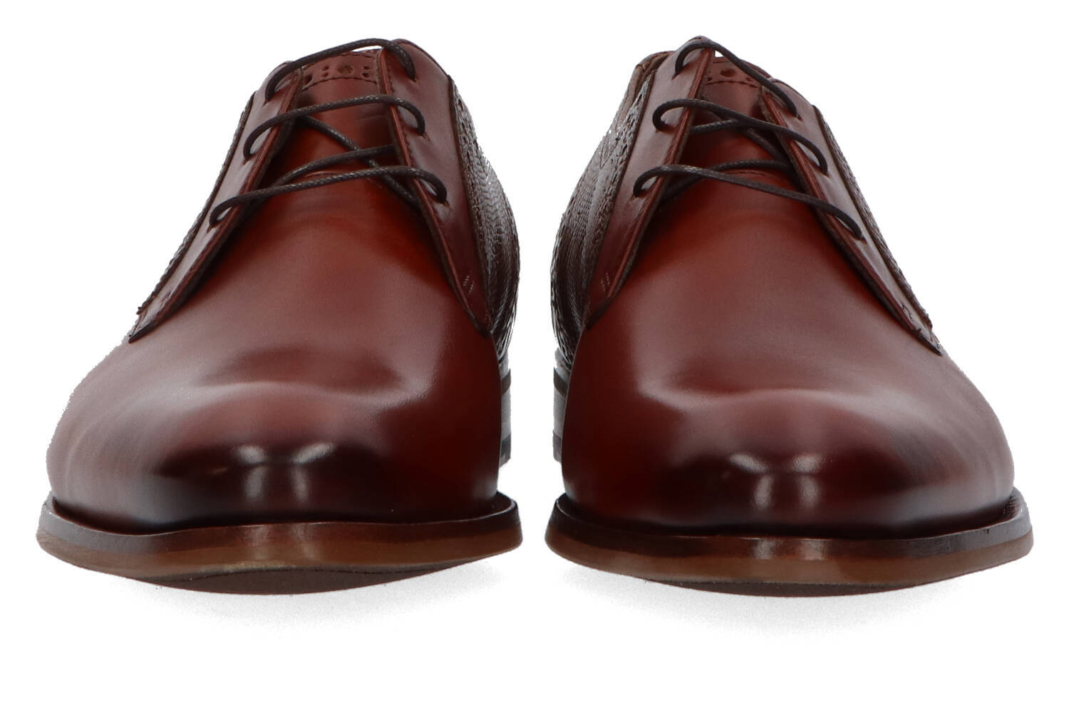 Chaussures à lacets classiques couleur cognac Floris Van Bommel