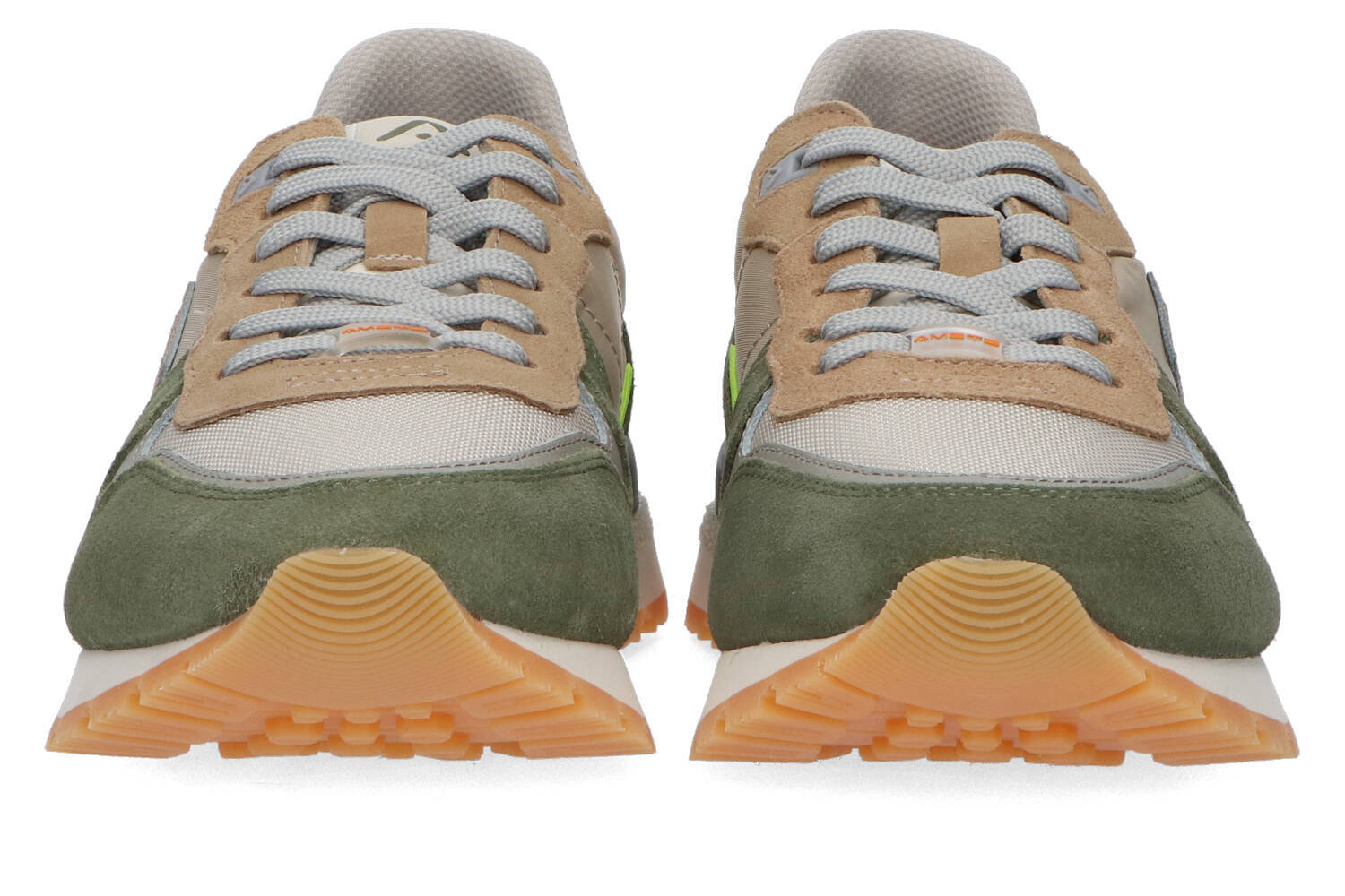 Baskets basses kaki taupe Ambitious