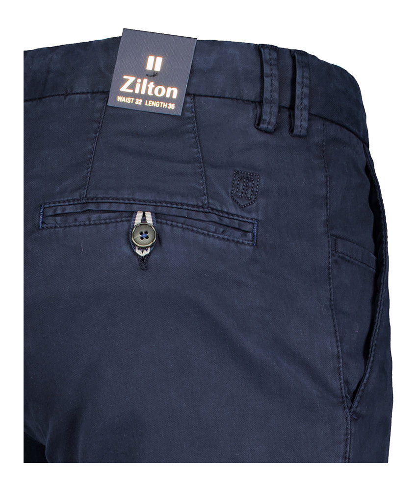 Pantalon chino bleu foncé Sidney Zilton