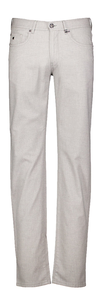 Grijze slim fit broek Rodger Zilton