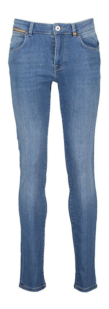 Blauwe slim fit jeans Roy Zilton