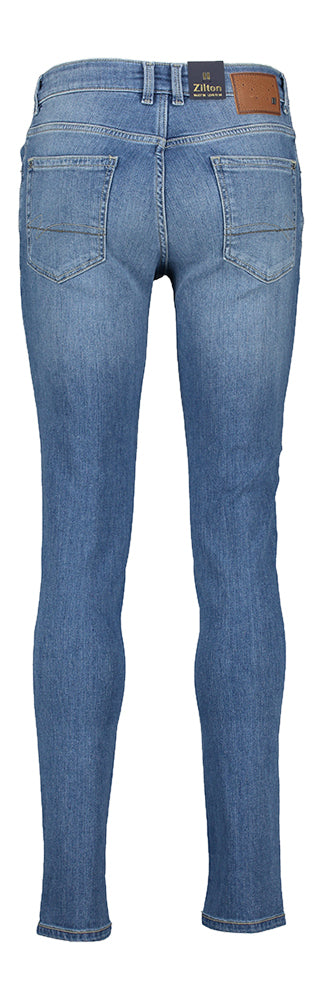 Blauwe slim fit jeans Roy Zilton