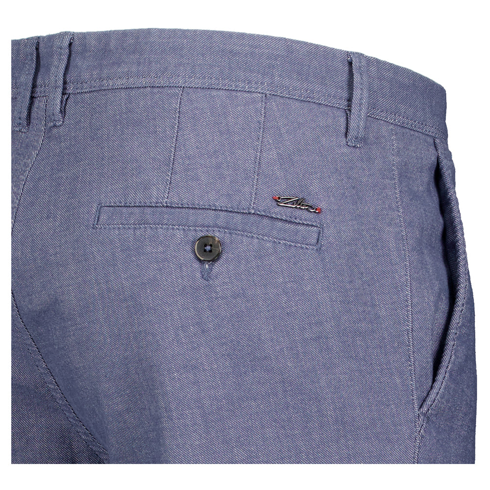 Blauwe short regular fit Klint Zilton