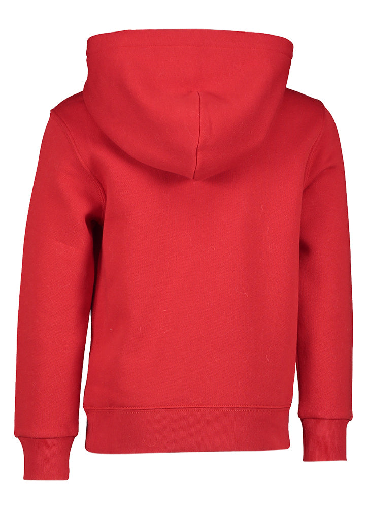 pull à capuche rouge Ralph Lauren