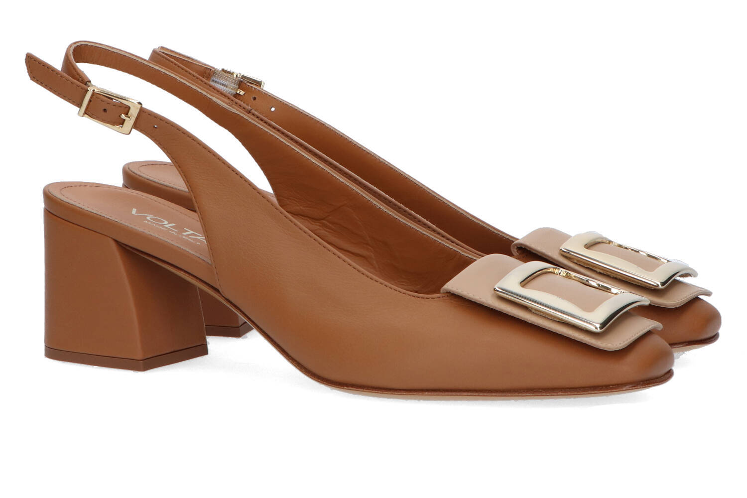 Sandales beiges Tek à talon Voltan