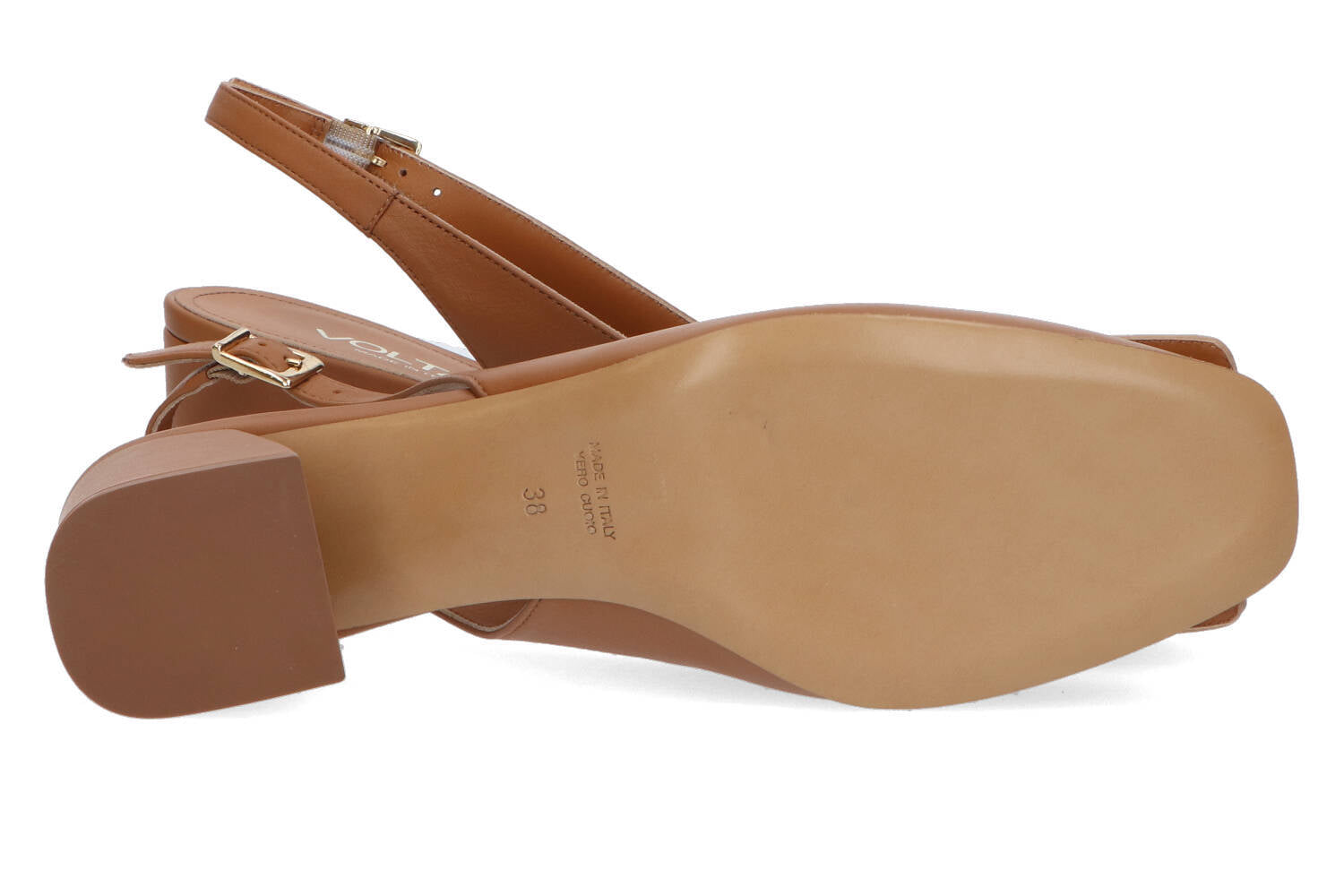 Sandales beiges Tek à talon Voltan