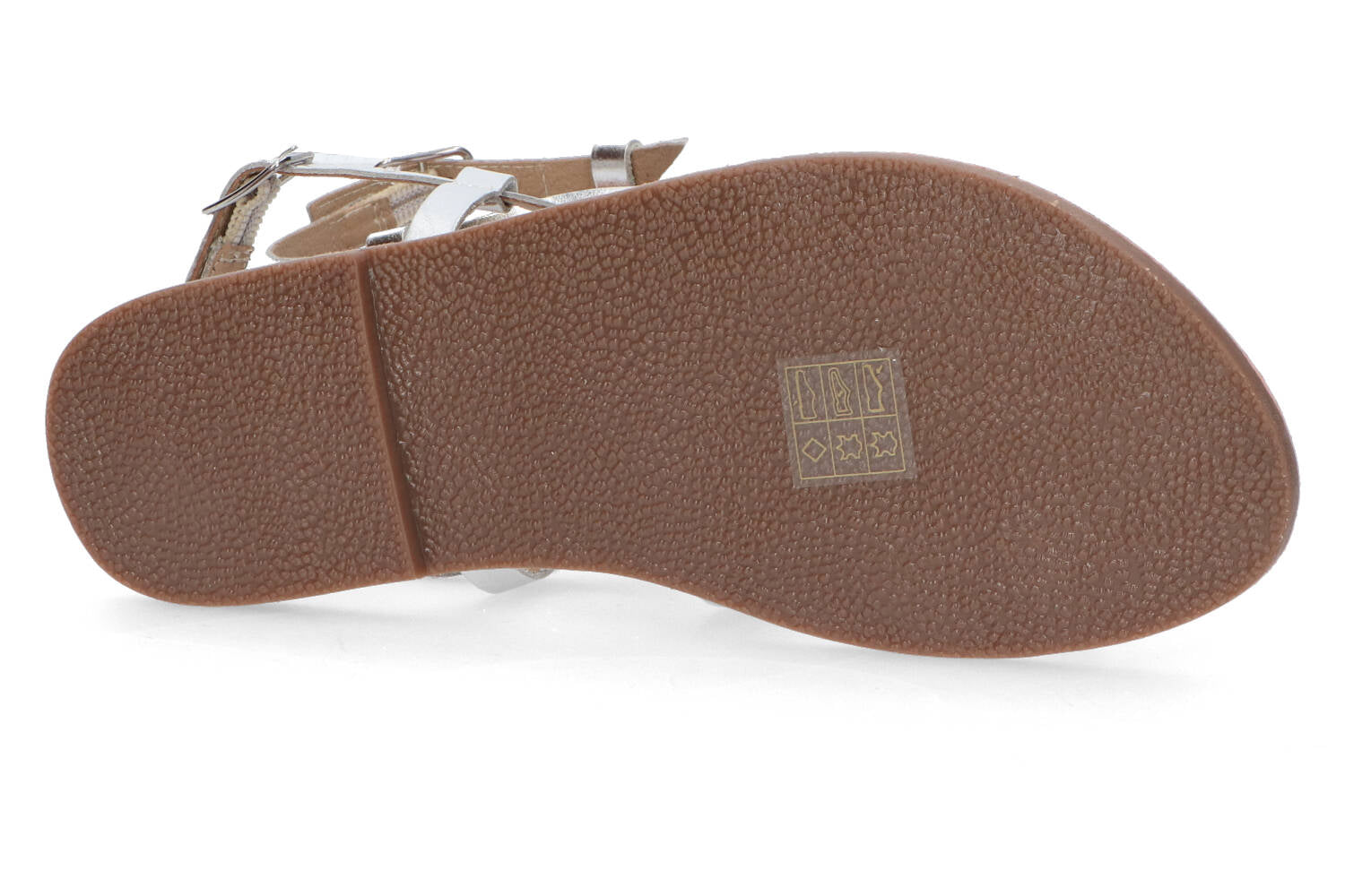 Sandales argentées L'Atelier Tropézien