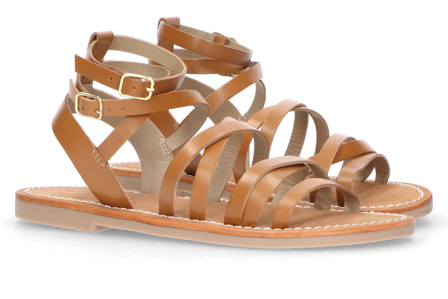 Sandales couleur cognac L'Atelier Tropézien