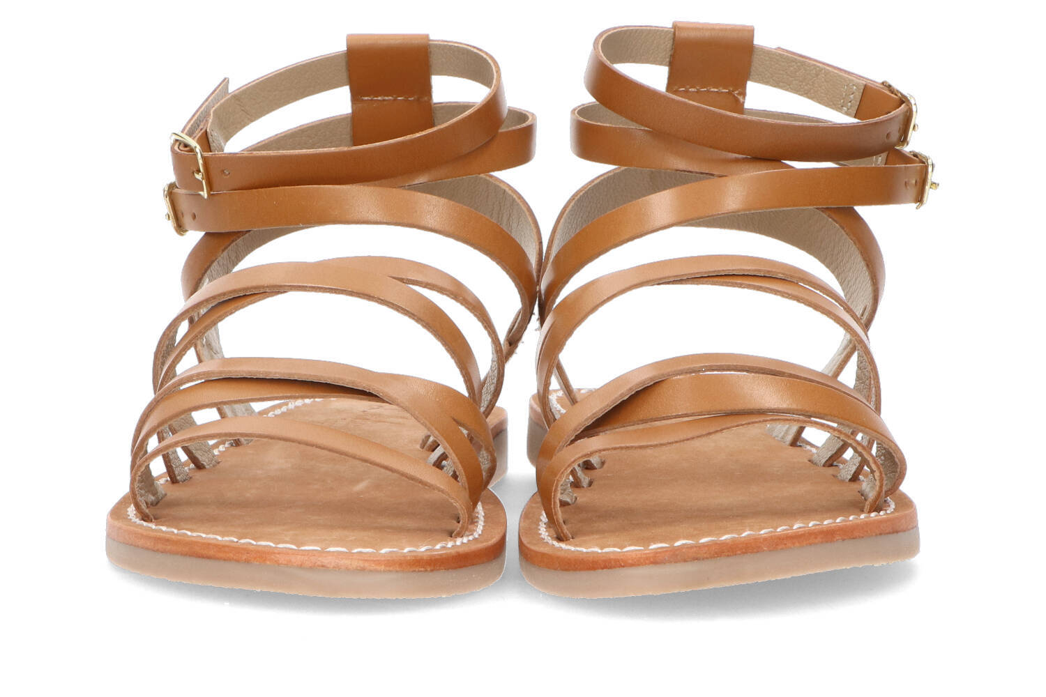 Sandales couleur cognac L'Atelier Tropézien