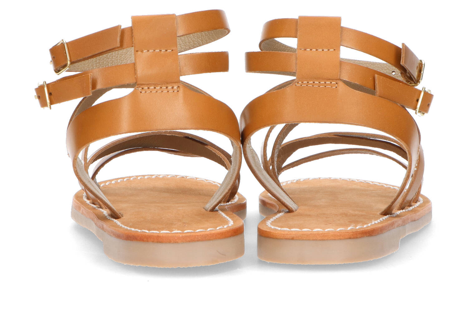 Sandales couleur cognac L'Atelier Tropézien