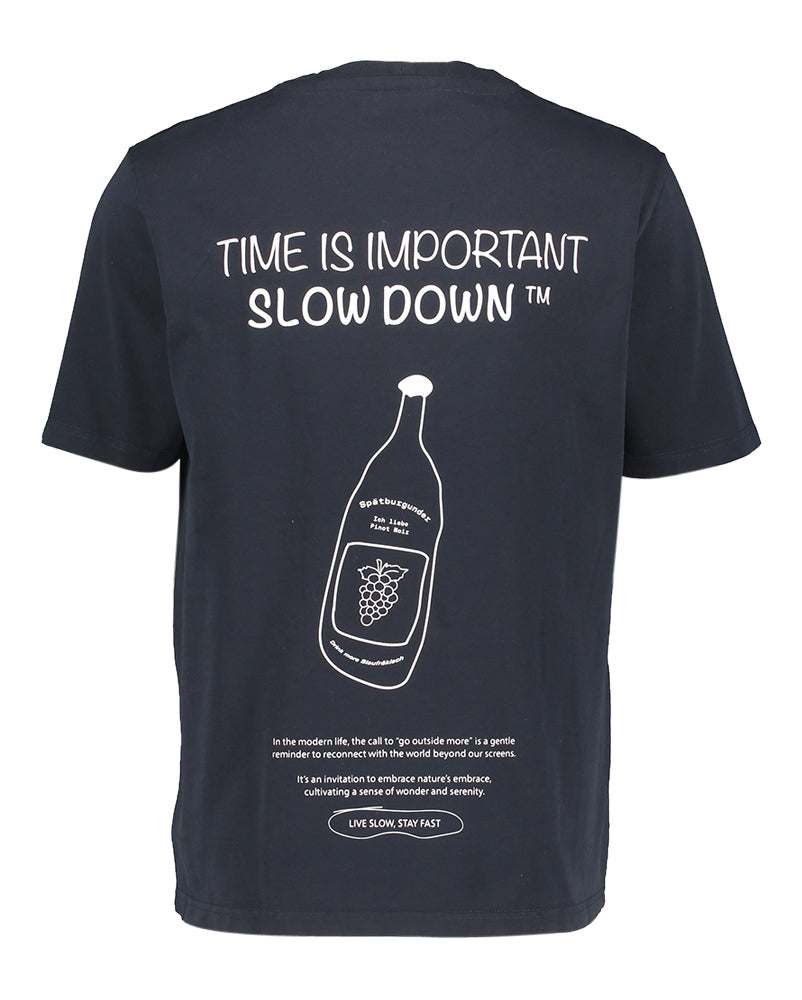 T-shirt bleu foncé Anjerkindt