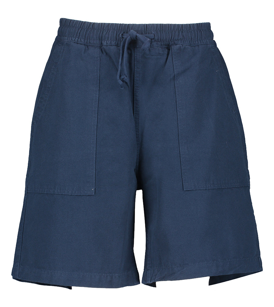 Short en coton bleu foncé Service Works