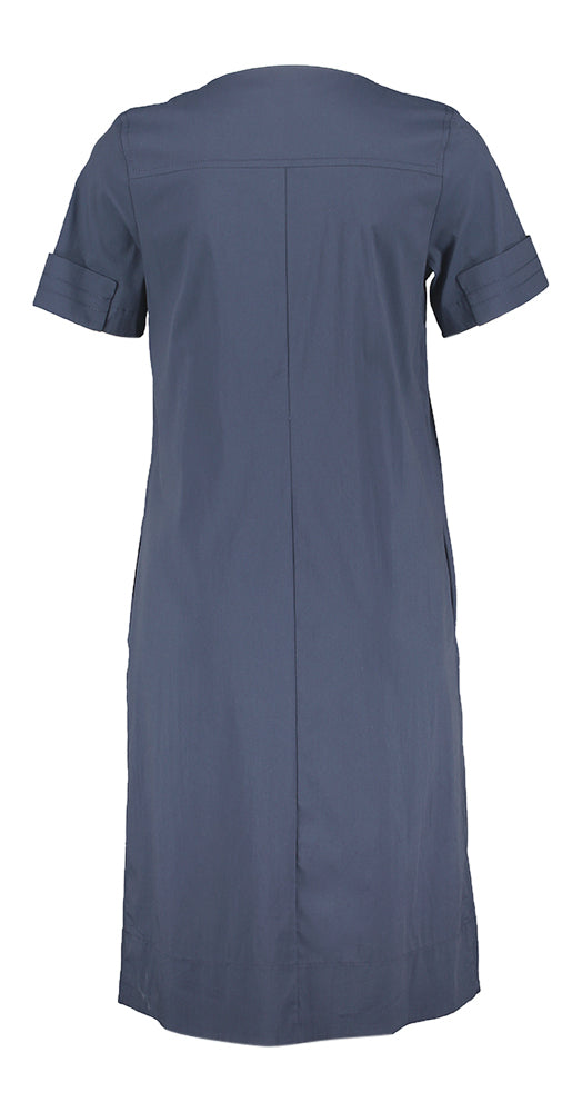 Donkerblauwe jurk Anna Seravalli