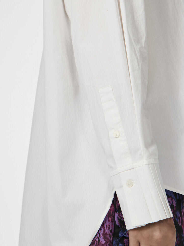 Blouse longue blanche à étoiles YAS